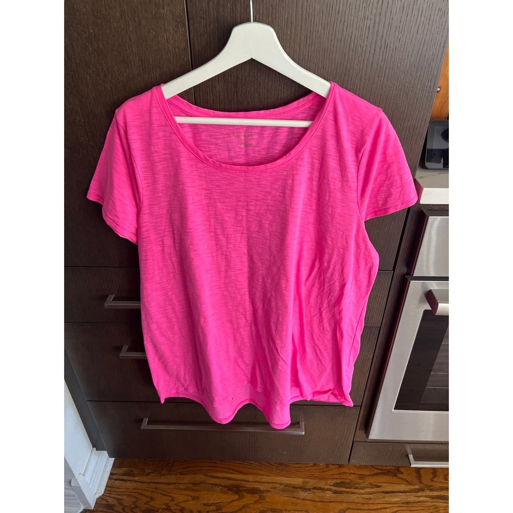 Lilly pultizer pink short sleeve women's xxl‎ nwot